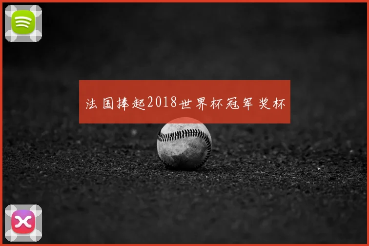 法国捧起2018世界杯冠军奖杯